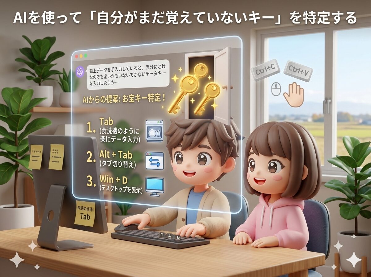 AIを使って「自分がまだ覚えていないキー」を特定する