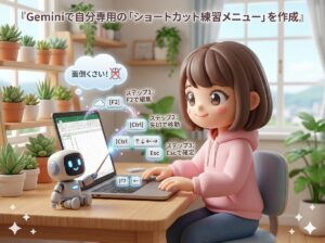 Geminiで自分専用の「ショートカット練習メニュー」を作成