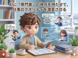 AIに「専門家」の視点を持たせて、仕事のクオリティを激変させる
