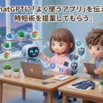 ChatGPTに「よく使うアプリ」を伝えて時短術を提案してもらう