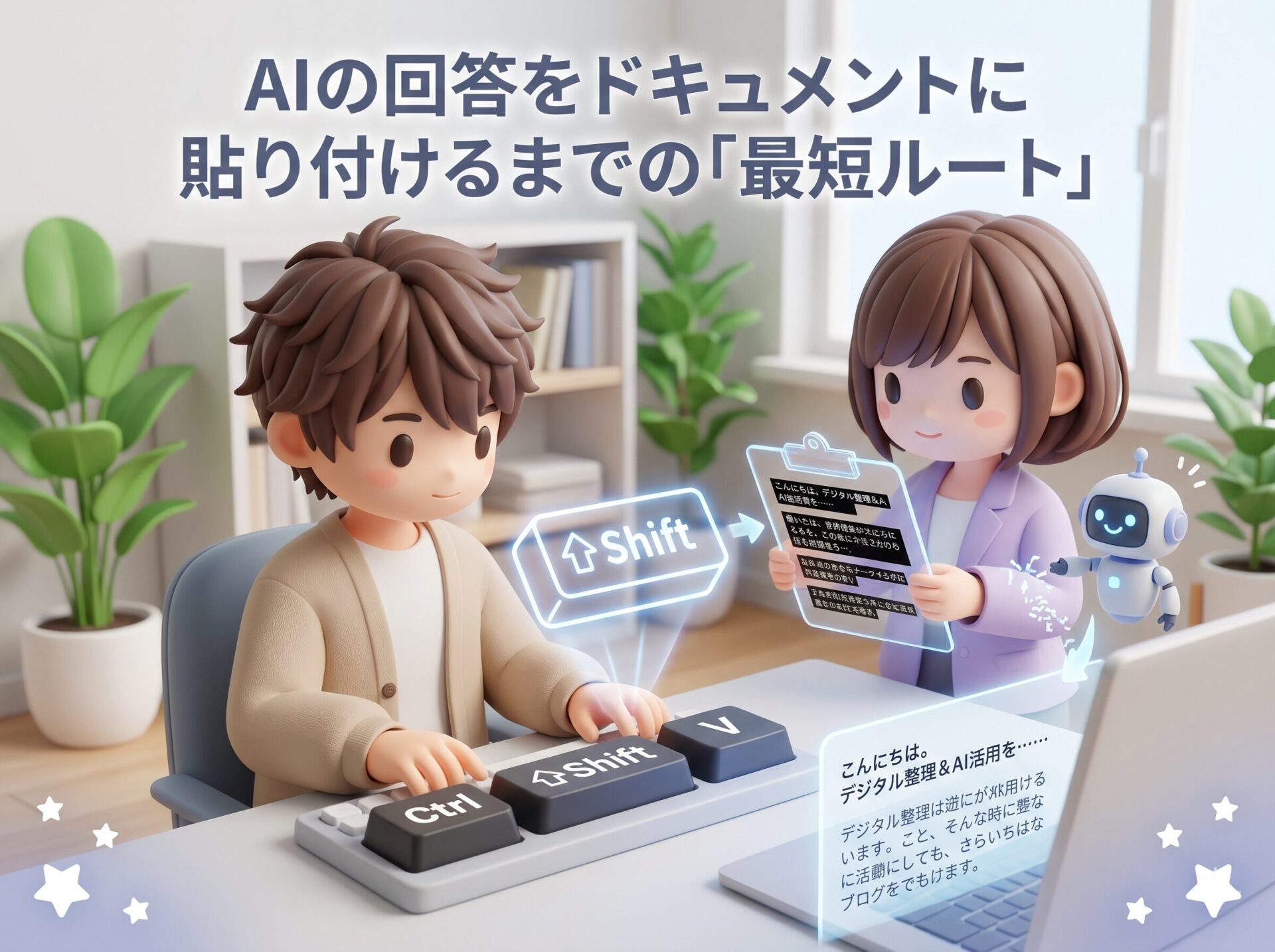 AIの回答をドキュメントに貼り付けるまでの「最短ルート」