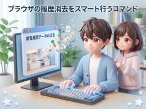 ブラウザの履歴消去をスマート行うコマンド