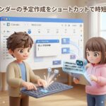 カレンダーの予定作成をショートカットで時短する