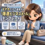 月曜の移動中に終わらせる！スマホだけで返信する「爆速ビジネスメール」テンプレート
