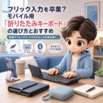 フリック入力を卒業？モバイル用「折りたたみキーボード」の選び方とおすすめ