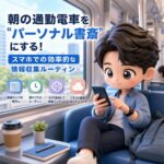 朝の通勤電車を「パーソナル書斎」にする！スマホでの効率的な情報収集ルーティン