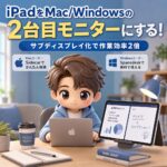 iPadをMac/Windowsの「2台目モニター」にする！サブディスプレイ化で作業効率2倍