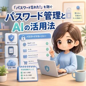「パスワード忘れた！」を防ぐパスワード管理とAIの活用法