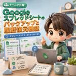 チームで共有!Googleスプレッドシートのバックアップと履歴復元機能