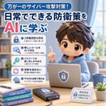 万が一のサイバー攻撃対策！日常でできる防衛策をAIに学ぶ