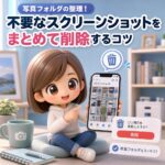写真フォルダの整理!不要なスクリーンショットをまとめて削除するコツ