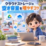 クラウドストレージ(GoogleドライブやOneDrive)の空き容量を増やすコツ