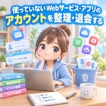 使っていないWebサービス・アプリのアカウントを整理・退会する