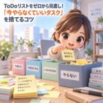 ToDoリストをゼロから見直し!「今やらなくていいタスク」を捨てるコツ