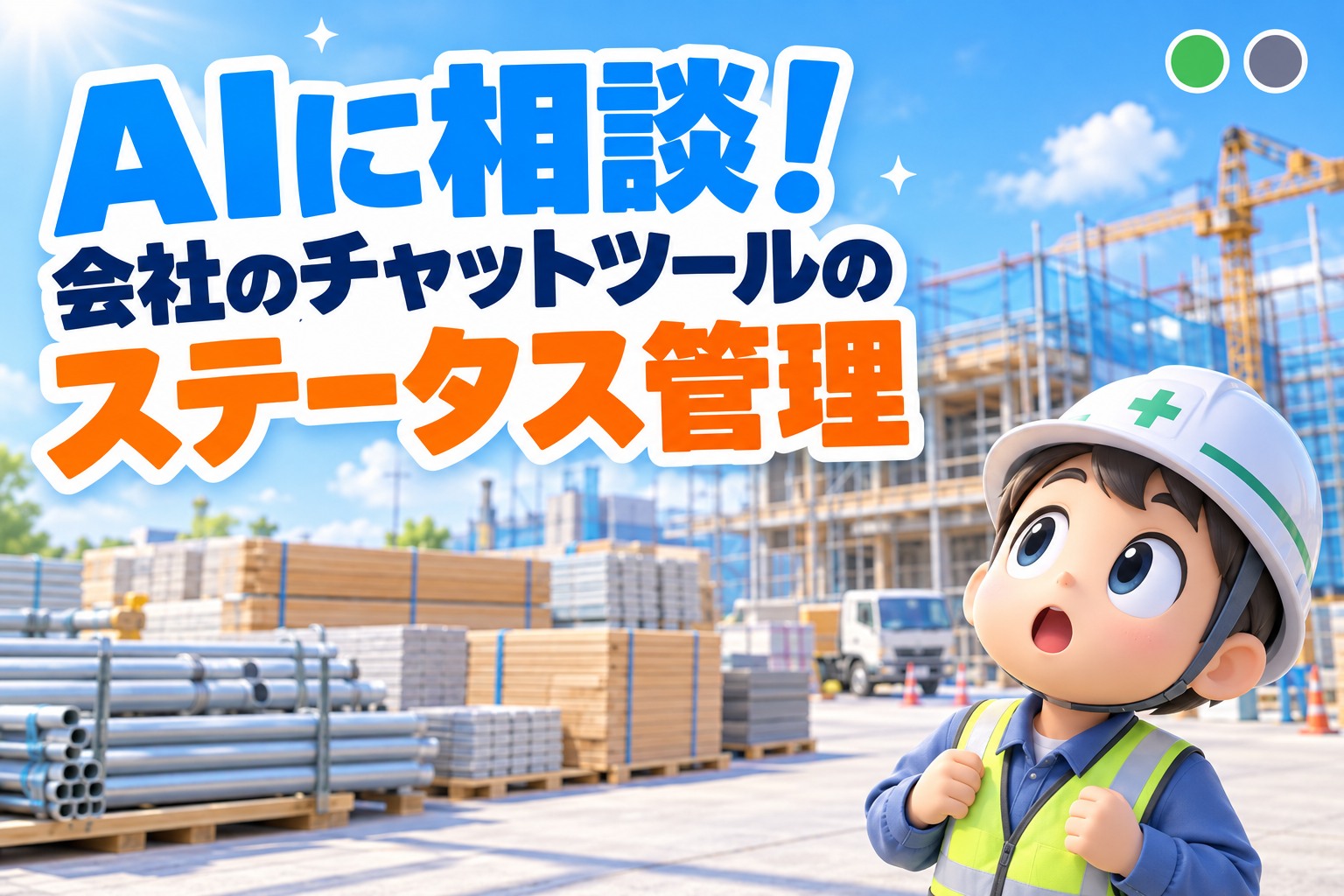 AIに相談!会社のチャットツールのステータス管理