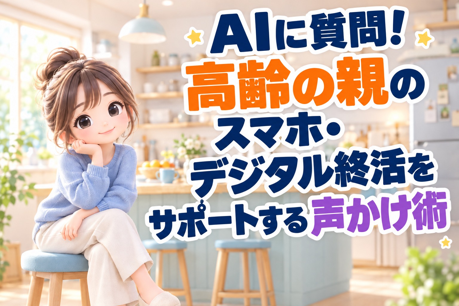 AIに質問！高齢の親のスマホ・デジタル終活をサポートする声かけ術