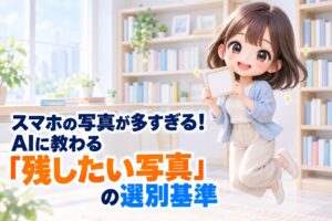 スマホの写真が多すぎる！AIに教わる「残したい写真」の選別基準