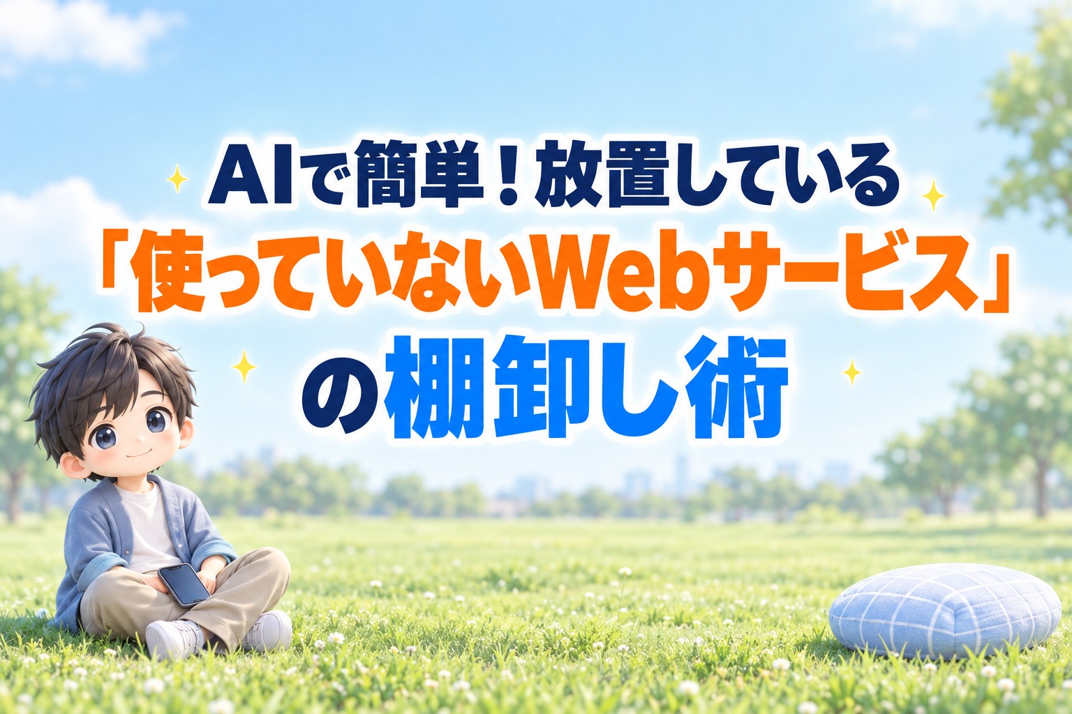 AIで簡単！放置している「使っていないWebサービス」の棚卸し術