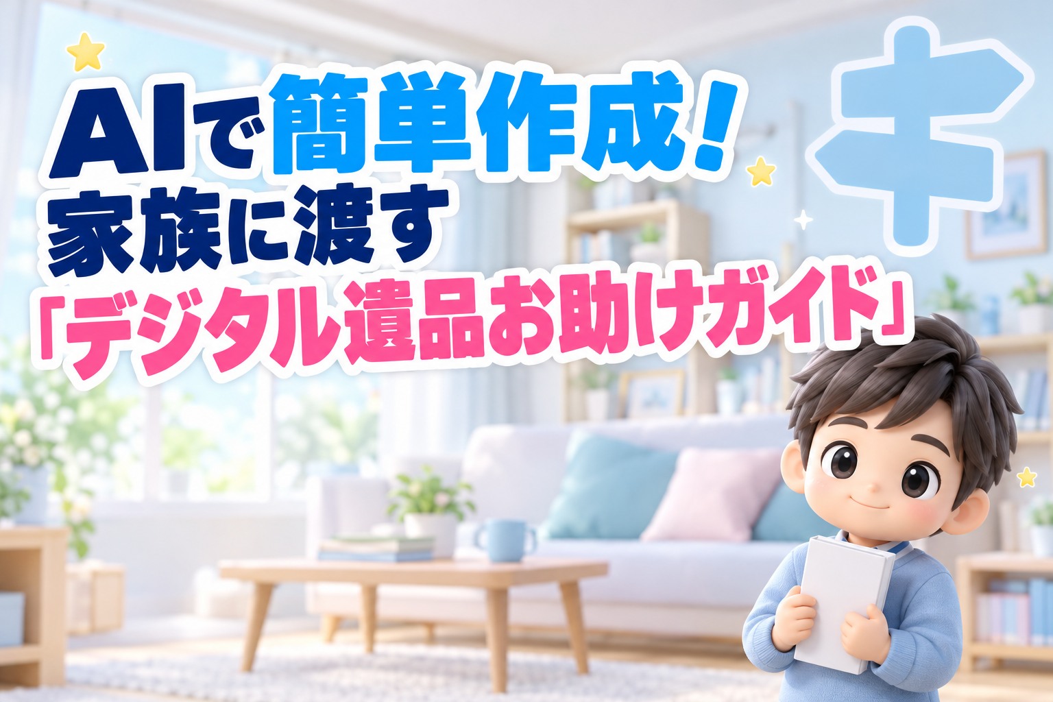 AIで簡単作成!家族に渡す「デジタル遺品お助けガイド」
